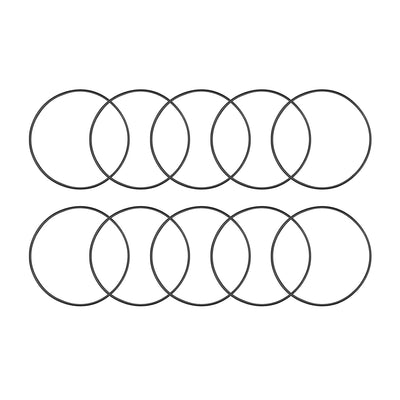 uxcell Uxcell O-Rings Nitrile Rubber 55mm Inner Diameter 58mm OD 1.5mm Width Round Seal Gasket 10 Pcs