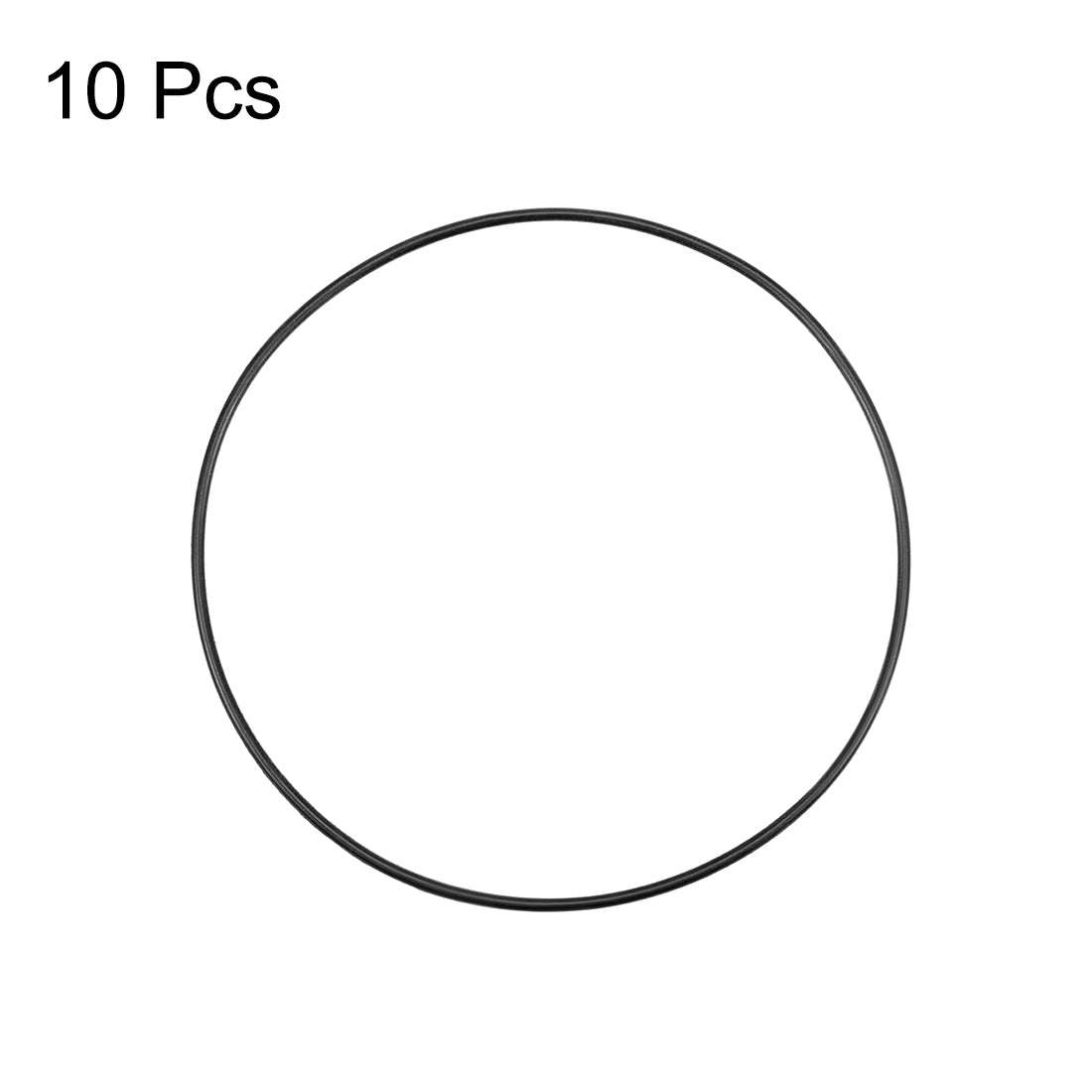 uxcell Uxcell O-Rings Nitrile Rubber 72mm Inner Diameter 75mm OD 1.5mm Width Round Seal Gasket 10 Pcs