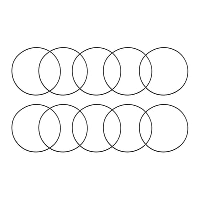 uxcell Uxcell O-Rings Nitrile Rubber 74mm Inner Diameter 77mm OD 1.5mm Width Round Seal Gasket 10 Pcs