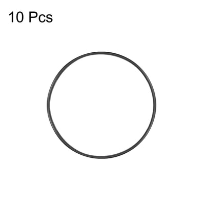 Harfington Uxcell O-Rings Nitrile Rubber 46mm Inner Diameter 49mm OD 1.5mm Width Round Seal Gasket 10 Pcs