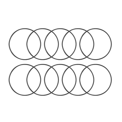 uxcell Uxcell O-Rings Nitrile Rubber 46mm Inner Diameter 49mm OD 1.5mm Width Round Seal Gasket 10 Pcs
