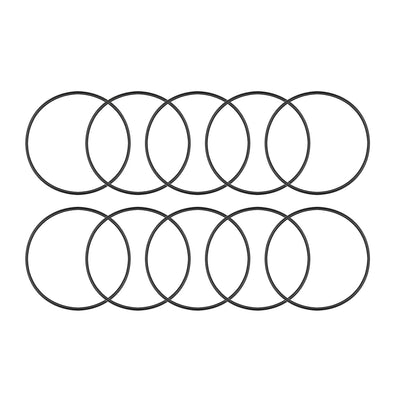 uxcell Uxcell O-Rings Nitrile Rubber 49mm Inner Diameter 52mm OD 1.5mm Width Round Seal Gasket 10 Pcs