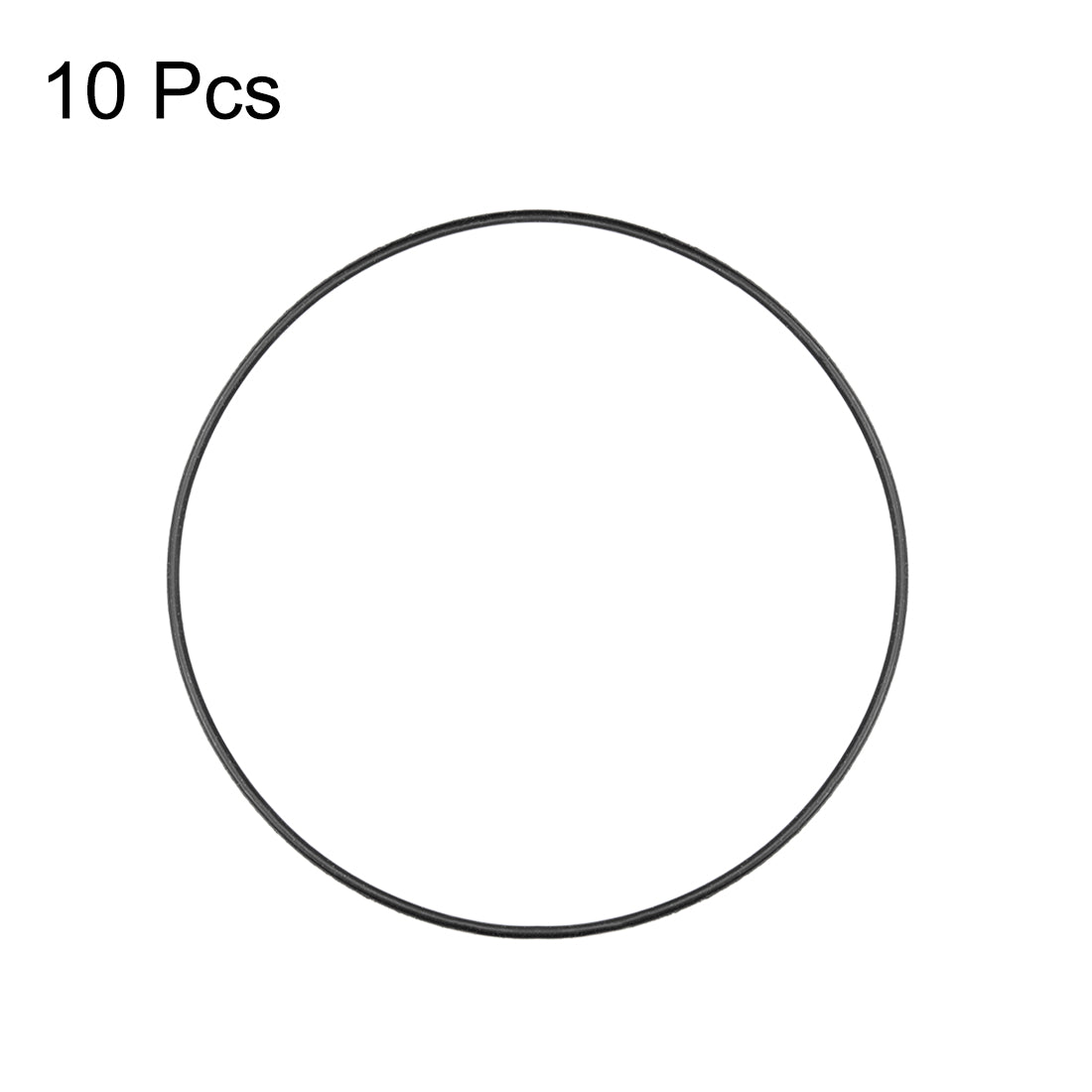 uxcell Uxcell O-Rings Nitrile Rubber 79mm Inner Diameter 82mm OD 1.5mm Width Round Seal Gasket 10 Pcs