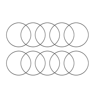 uxcell Uxcell O-Rings Nitrile Rubber 79mm Inner Diameter 82mm OD 1.5mm Width Round Seal Gasket 10 Pcs
