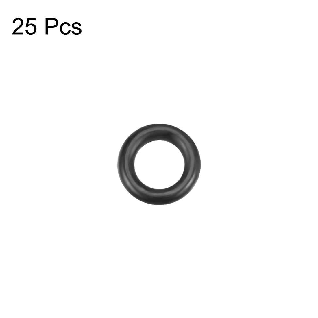 uxcell Uxcell O-Rings Nitrile Rubber 2.6mm Inner Diameter 4.6mm OD 1mm Width Round Seal Gasket 25 Pcs