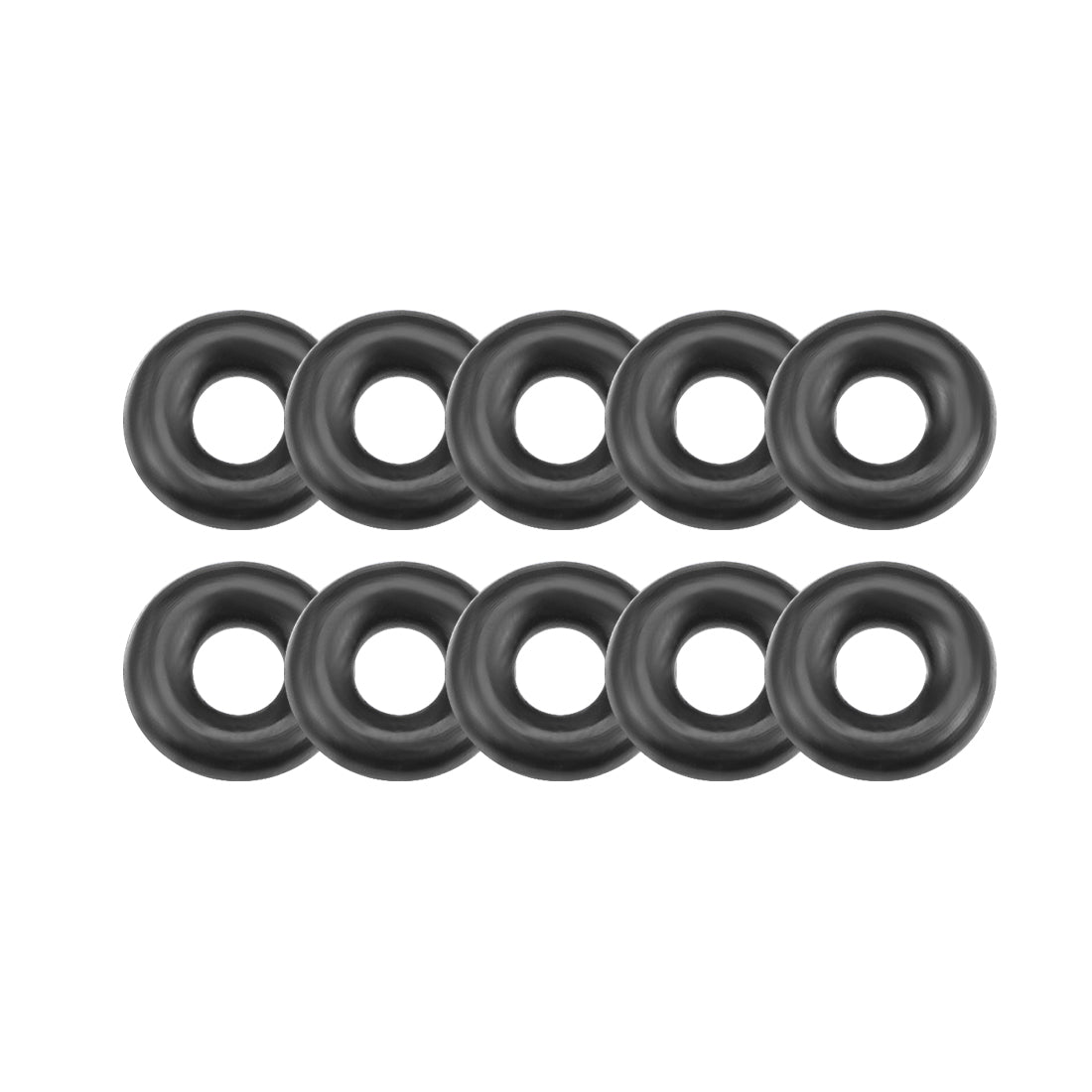 uxcell Uxcell O-Rings Nitrile Rubber 1.2mm Inner Diameter 3.2mm OD 1mm Width Round Seal Gasket 10 Pcs