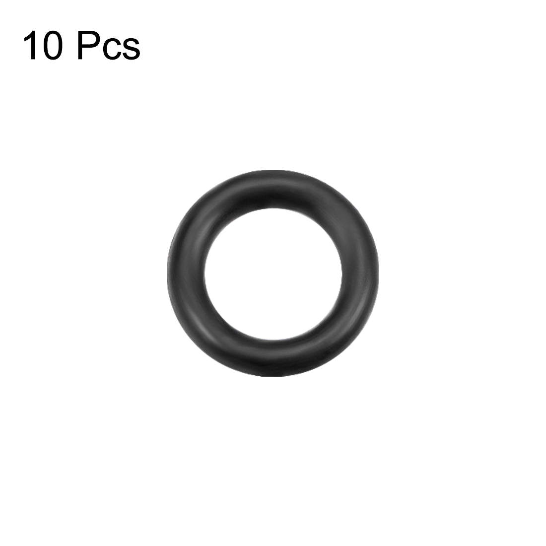 uxcell Uxcell O-Rings Nitrile Rubber 3.5mm Inner Diameter 5.5mm OD 1mm Width Round Seal Gasket 10 Pcs