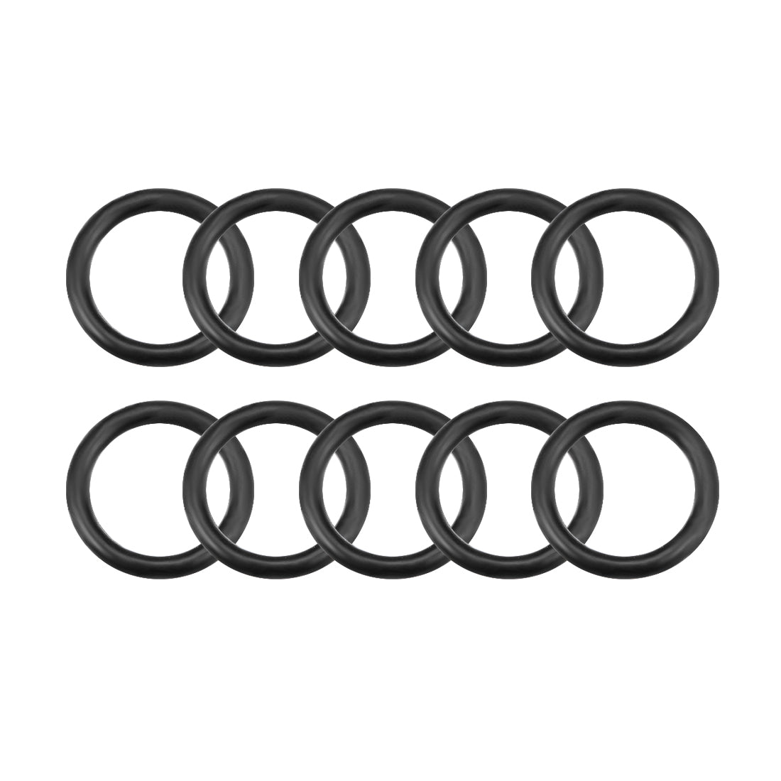 uxcell Uxcell O-Rings Nitrile Rubber 5.5mm Inner Diameter 7.5mm OD 1mm Width Round Seal Gasket 10 Pcs