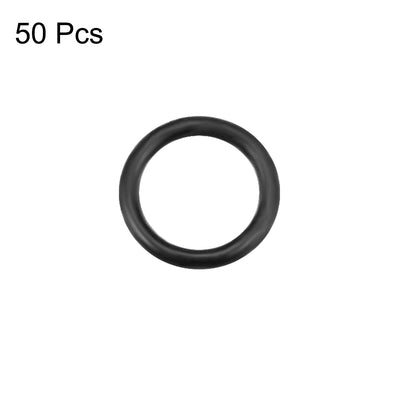Harfington Uxcell O-Rings Nitrile Rubber 5.5mm Inner Diameter 7.5mm OD 1mm Width Round Seal Gasket 50 Pcs