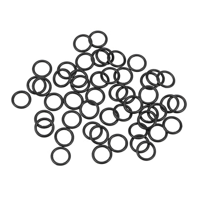 uxcell Uxcell O-Rings Nitrile Rubber 5.5mm Inner Diameter 7.5mm OD 1mm Width Round Seal Gasket 50 Pcs