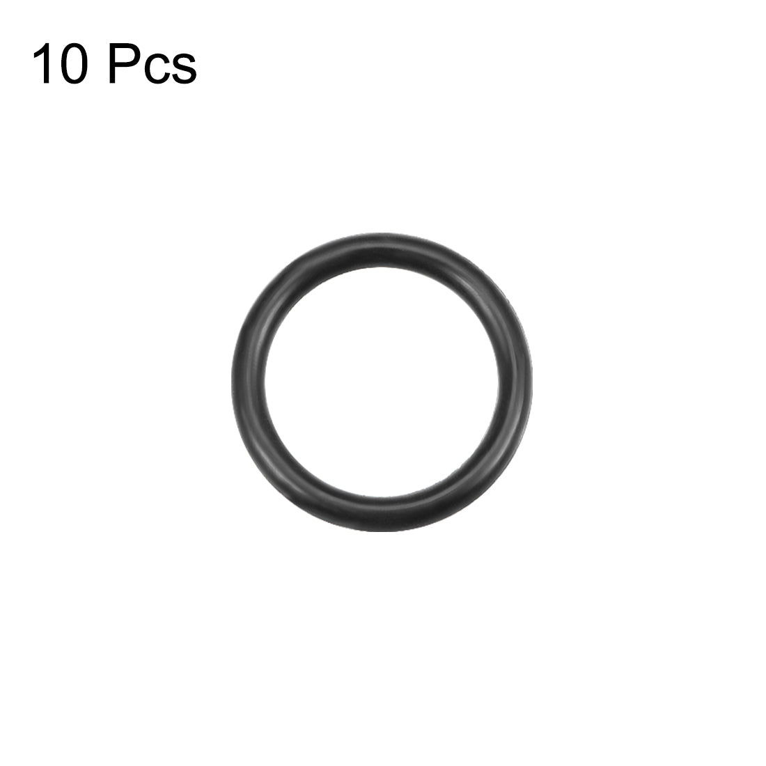 uxcell Uxcell O-Rings Nitrile Rubber 6.5mm Inner Diameter 8.5mm OD 1mm Width Round Seal Gasket 10 Pcs