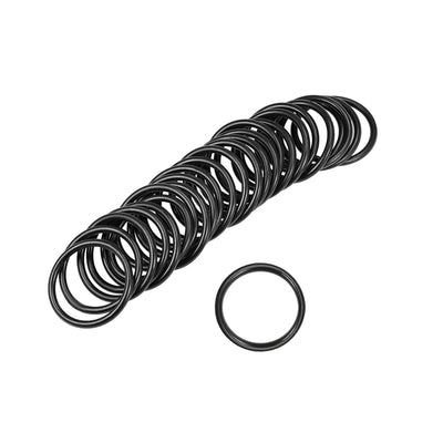 uxcell Uxcell O-Rings Nitrile Rubber 24mm Inner Diameter 29mm OD 2.5mm Width Round Seal Gasket 25 Pcs