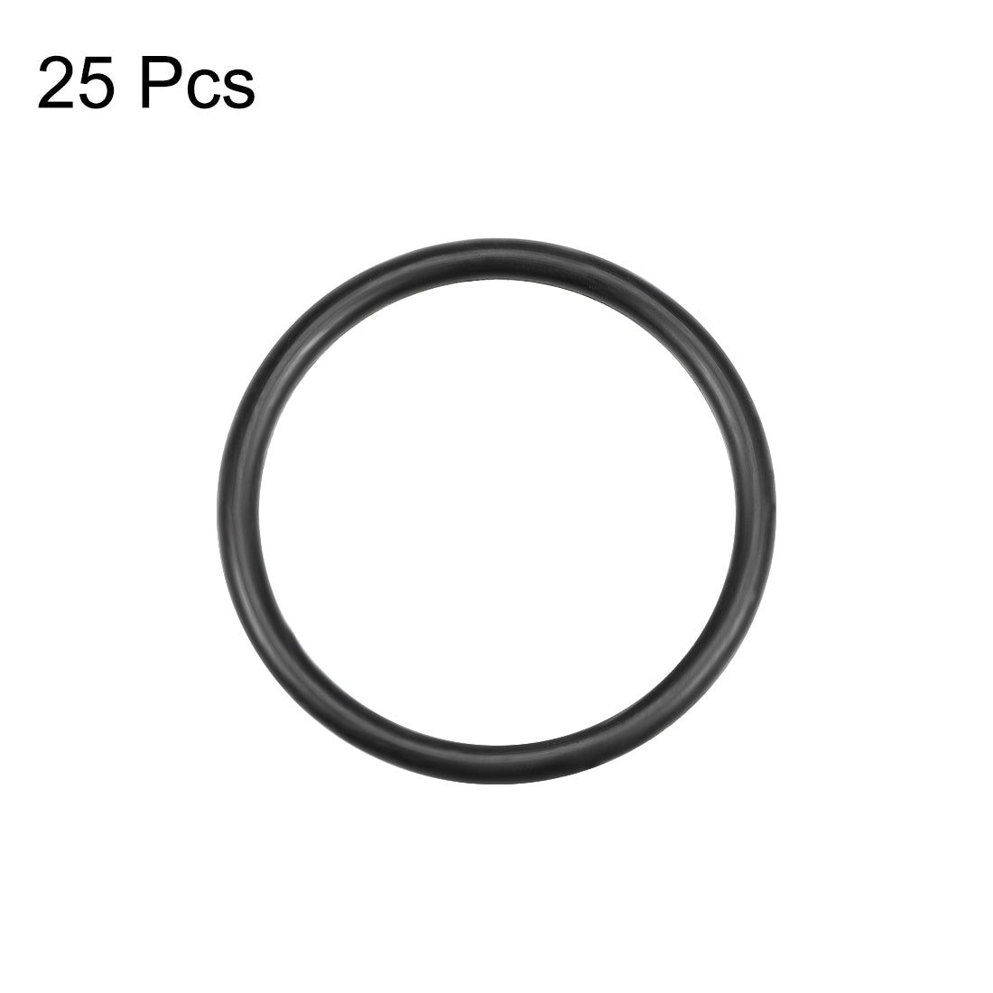 uxcell Uxcell O-Rings Nitrile Rubber 26mm Inner Diameter 31mm OD 2.5mm Width Round Seal Gasket 25 Pcs