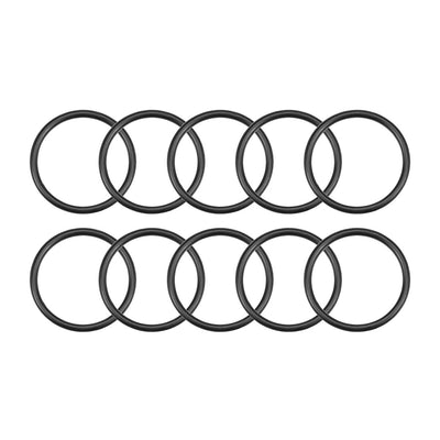 uxcell Uxcell O-Rings Nitrile Rubber 27mm Inner Diameter 32mm OD 2.5mm Width Round Seal Gasket 10 Pcs