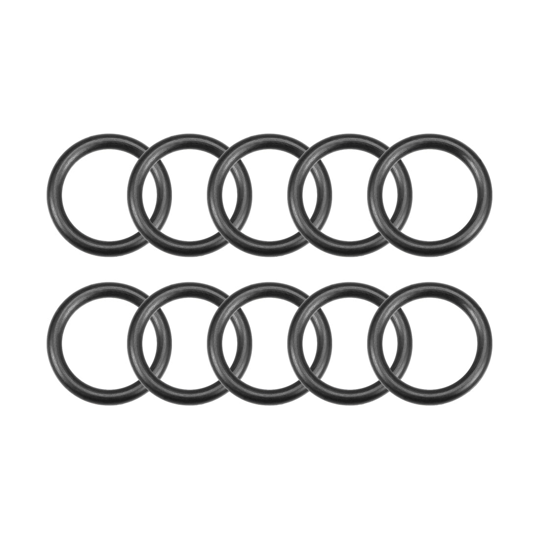 uxcell Uxcell O-Rings Nitrile Rubber 14mm Inner Diameter 19mm OD 2.5mm Width Round Seal Gasket 10 Pcs
