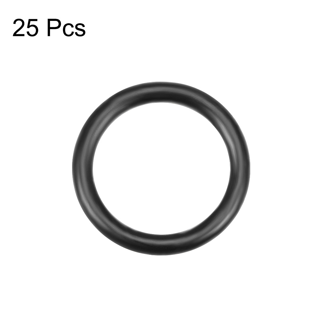 uxcell Uxcell O-Rings Nitrile Rubber 15mm Inner Diameter 20mm OD 2.5mm Width Round Seal Gasket 25 Pcs