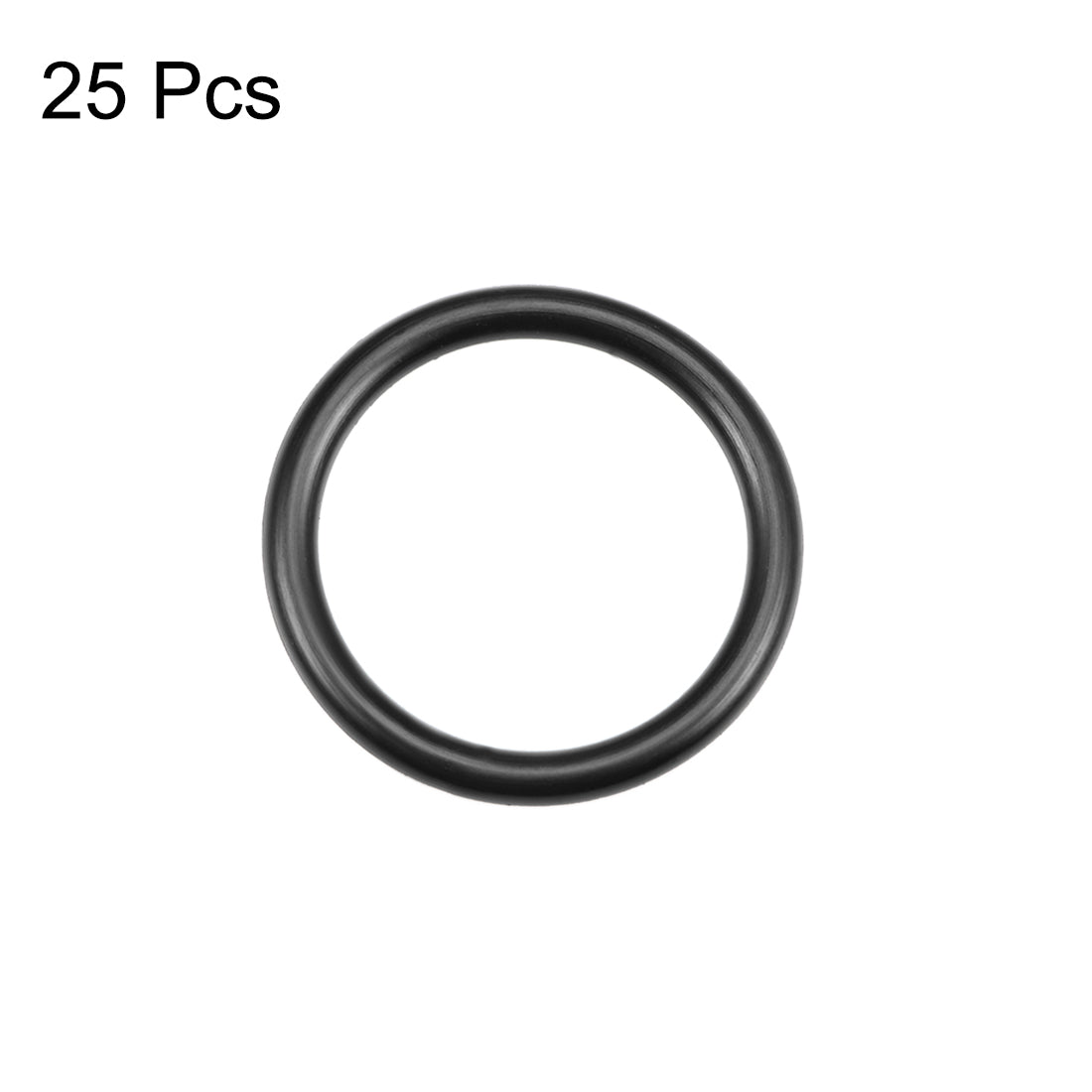 uxcell Uxcell O-Rings Nitrile Rubber 19mm Inner Diameter 24mm OD 2.5mm Width Round Seal Gasket 25 Pcs