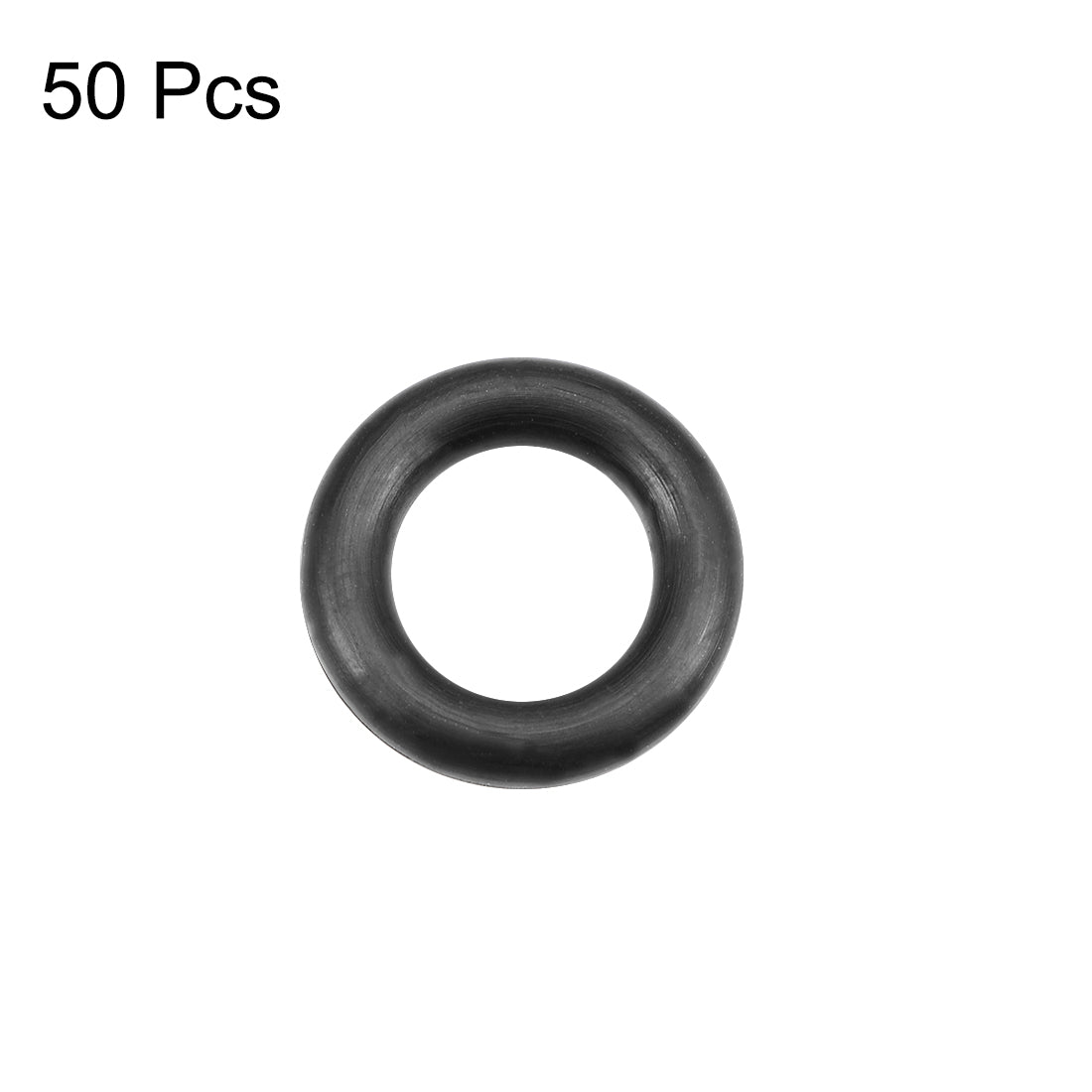 uxcell Uxcell O-Rings Nitrile Rubber 6mm Inner Diameter 11mm OD 2.5mm Width Round Seal Gasket 50 Pcs