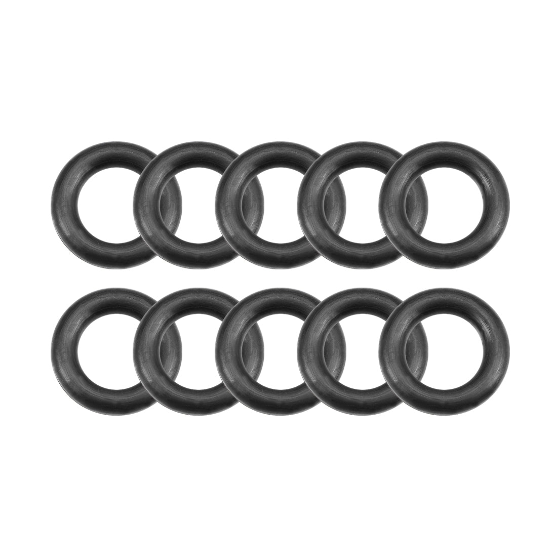 uxcell Uxcell O-Rings Nitrile Rubber 7mm Inner Diameter 12mm OD 2.5mm Width Round Seal Gasket 10 Pcs
