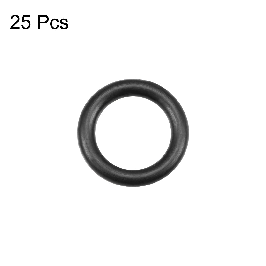 uxcell Uxcell O-Rings Nitrile Rubber 11mm Inner Diameter 16mm OD 2.5mm Width Round Seal Gasket 25 Pcs
