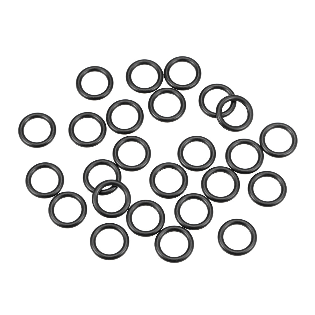 uxcell Uxcell O-Rings Nitrile Rubber 11mm Inner Diameter 16mm OD 2.5mm Width Round Seal Gasket 25 Pcs