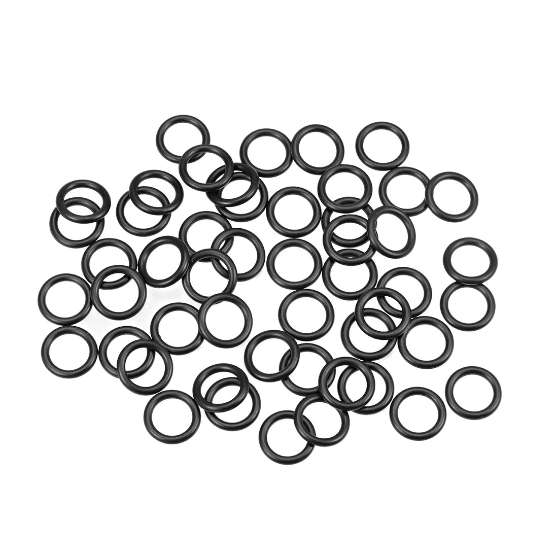 uxcell Uxcell O-Rings Nitrile Rubber 11mm Inner Diameter 16mm OD 2.5mm Width Round Seal Gasket 50 Pcs