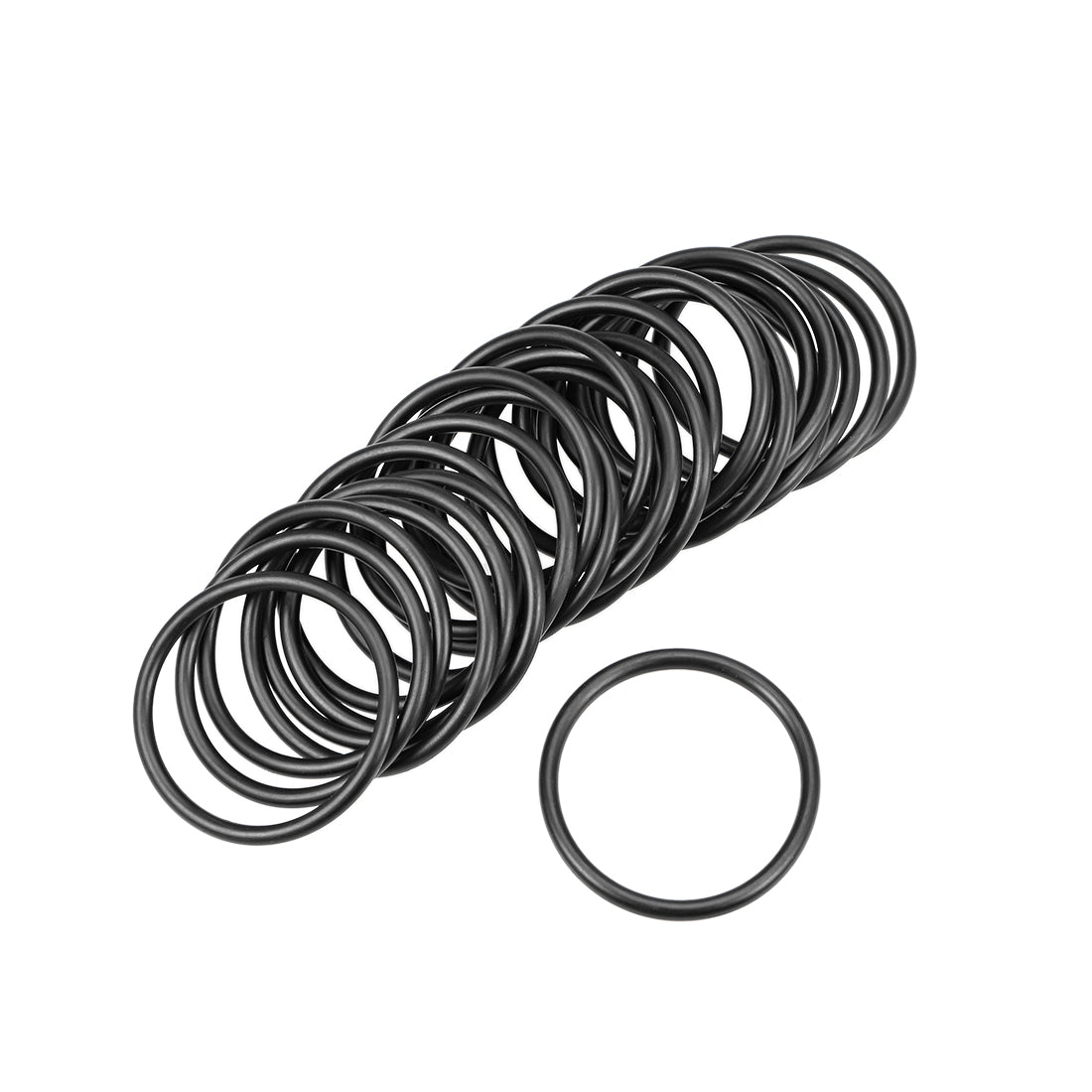 uxcell Uxcell O-Rings Nitrile Rubber 29mm Inner Diameter 34mm OD 2.5mm Width Round Seal Gasket 25 Pcs