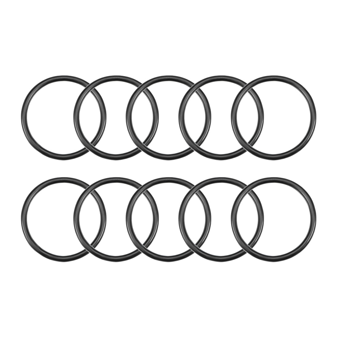 uxcell Uxcell O-Rings Nitrile Rubber 32mm Inner Diameter 37mm OD 2.5mm Width Round Seal Gasket 10 Pcs
