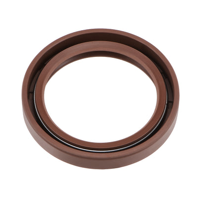 Harfington Oil Seal 40mm Inner Dia Fluorine Rubber Double Lip Seals 2Pcs