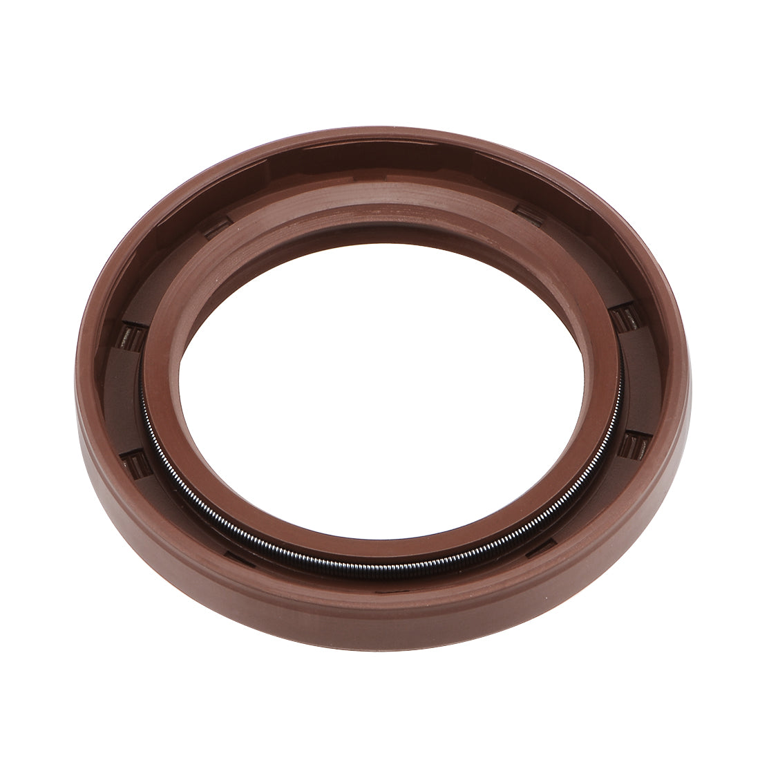 Harfington Oil Seal 40mm Inner Dia Fluorine Rubber Double Lip Seals 2Pcs