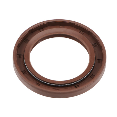 Harfington Oil Seal 40mm Inner Dia Fluorine Rubber Double Lip Seals 2Pcs