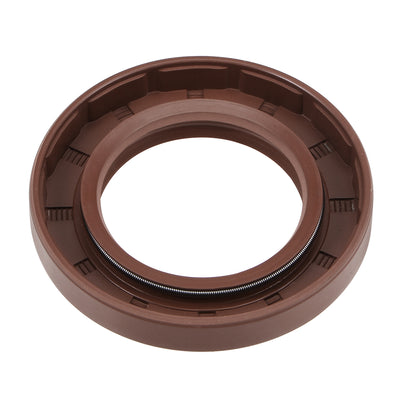 Harfington Oil Seal 40mm Inner Dia Fluorine Rubber Double Lip Seals 2Pcs