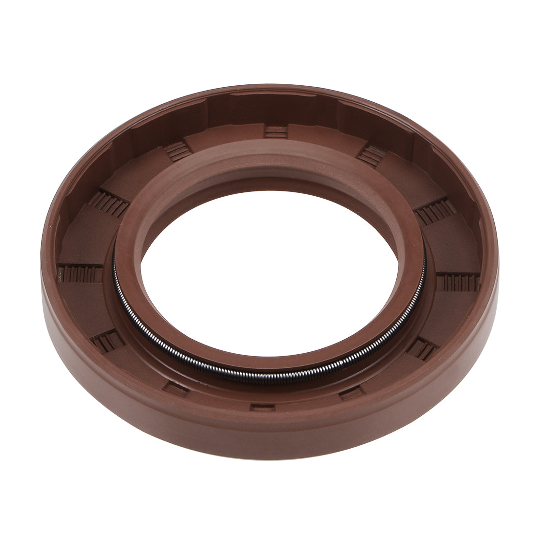 Harfington Oil Seal 40mm Inner Dia Fluorine Rubber Double Lip Seals 2Pcs