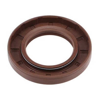 Harfington Oil Seal 40mm Inner Dia Fluorine Rubber Double Lip Seals 2Pcs