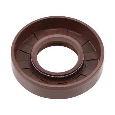 Harfington Oil Seal 25mm Inner Diameter Fluorine Rubber Double Lip Seals 2Pcs