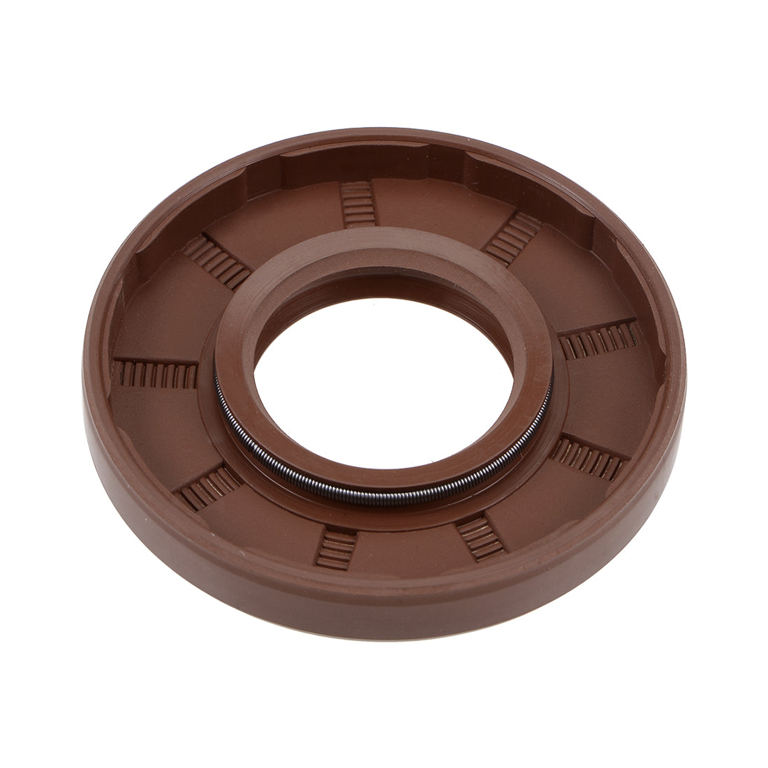 Harfington Oil Seal 25mm Inner Diameter Fluorine Rubber Double Lip Seals 2Pcs
