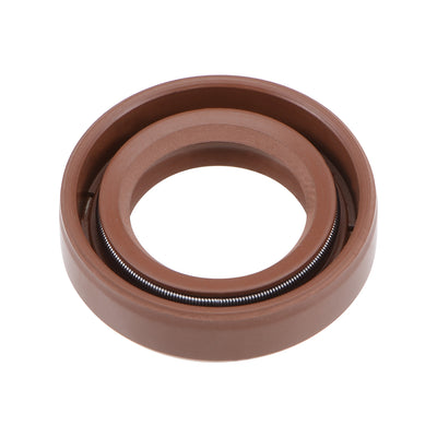 Harfington Uxcell Oil Seal 17mm Inner Dia 28mm OD 7mm Thick Fluorine Rubber Double Lip Seals