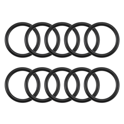 uxcell Uxcell O-Rings Nitrile Rubber 15.6mm Inner Diameter 20mm OD 2.2mm Width Round Seal Gasket 10 Pcs