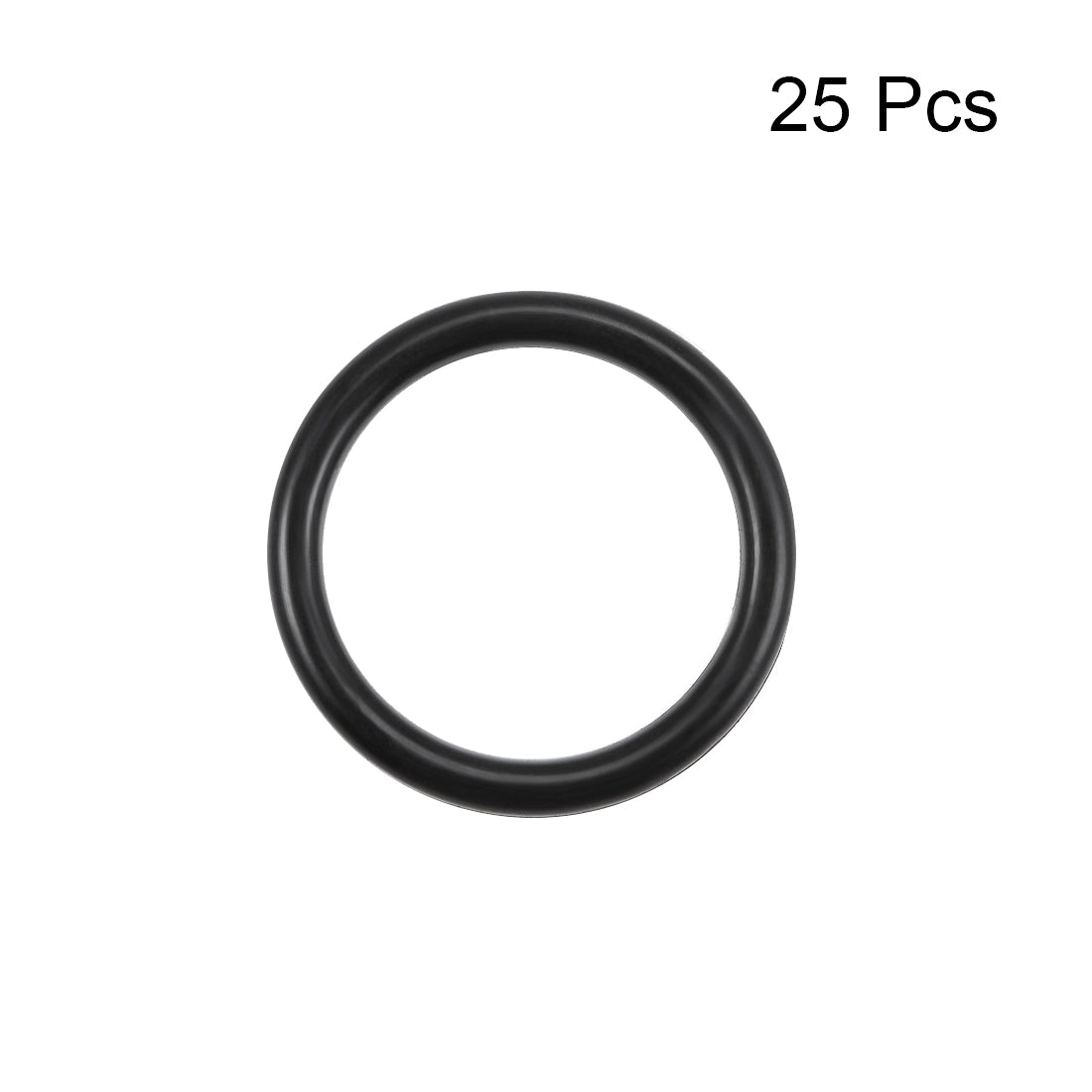 uxcell Uxcell O-Rings Nitrile Rubber 15.6mm Inner Diameter 20mm OD 2.2mm Width Round Seal Gasket 25 Pcs