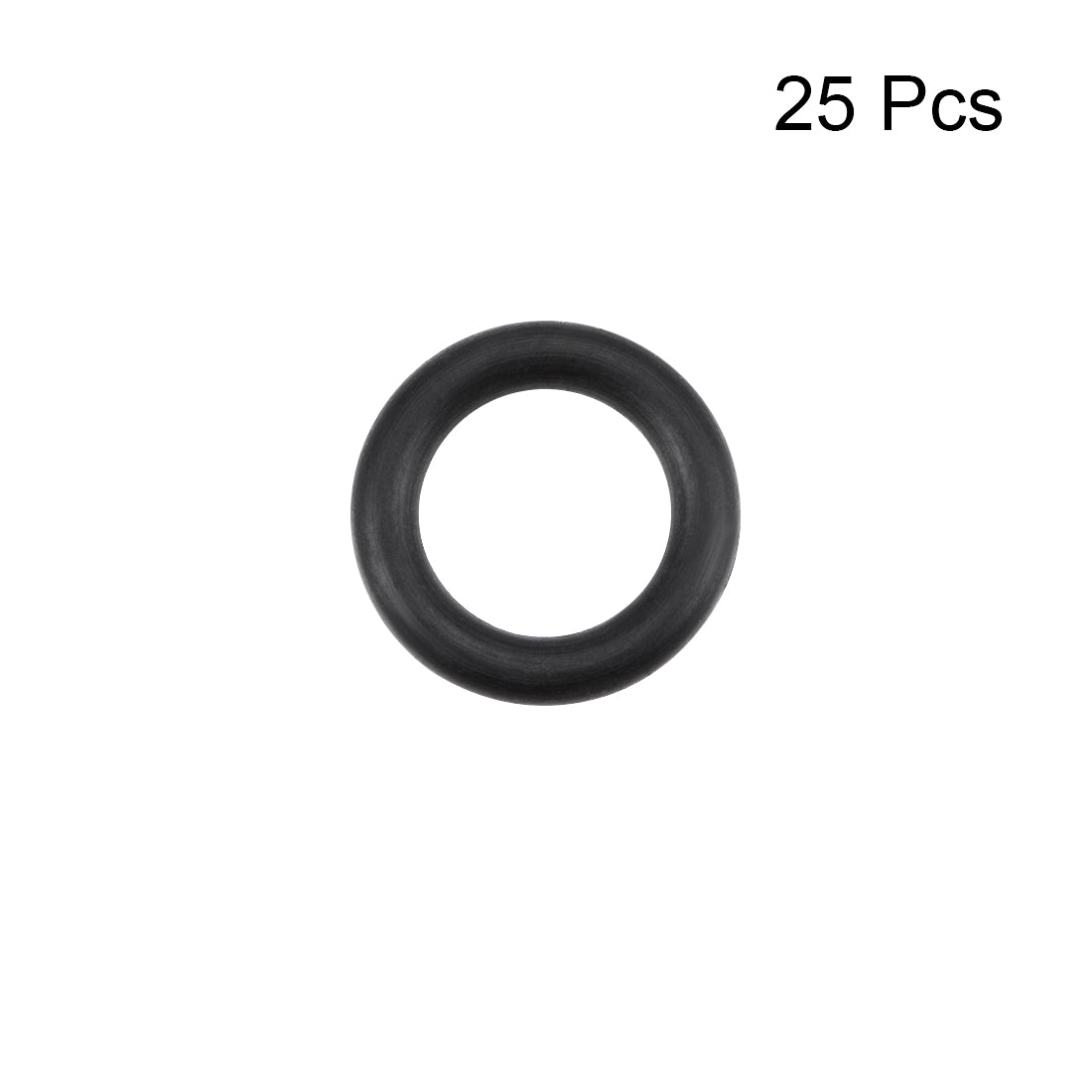 uxcell Uxcell O-Rings Nitrile Rubber 7.6mm Inner Diameter 12mm OD 2.2mm Width Round Seal Gasket 25 Pcs