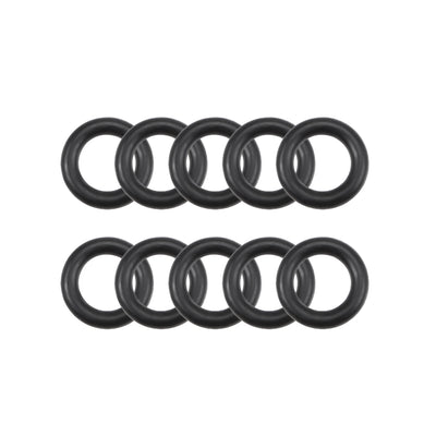 uxcell Uxcell O-Rings Nitrile Rubber 6.6mm Inner Diameter 11mm OD 2.2mm Width Round Seal Gasket 10 Pcs