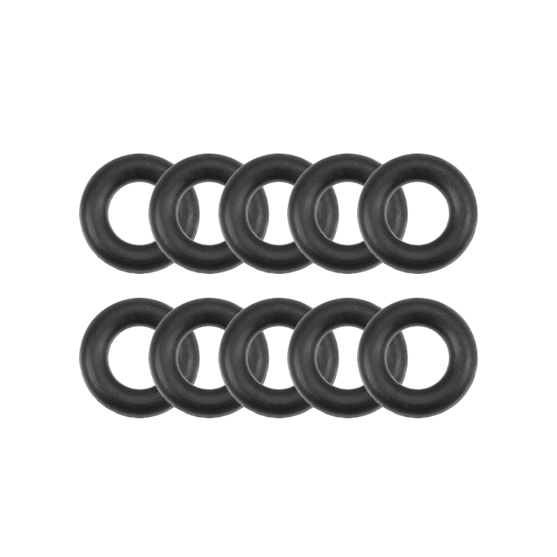 uxcell Uxcell O-Rings Nitrile Rubber 4.6mm Inner Diameter 9mm OD 2.2mm Width Round Seal Gasket 10 Pcs