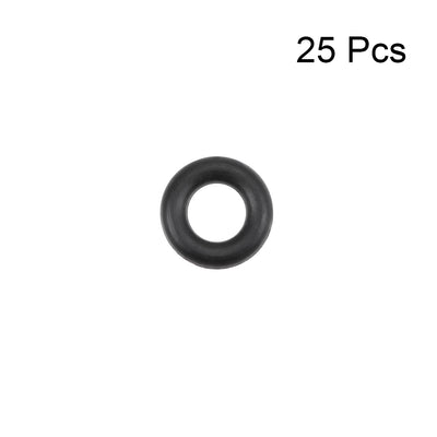 Harfington Uxcell O-Rings Nitrile Rubber 4.6mm Inner Diameter 9mm OD 2.2mm Width Round Seal Gasket 25 Pcs
