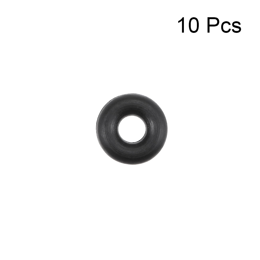 uxcell Uxcell O-Rings Nitrile Rubber 2.6mm Inner Diameter 7mm OD 2.2mm Width Round Seal Gasket 10 Pcs