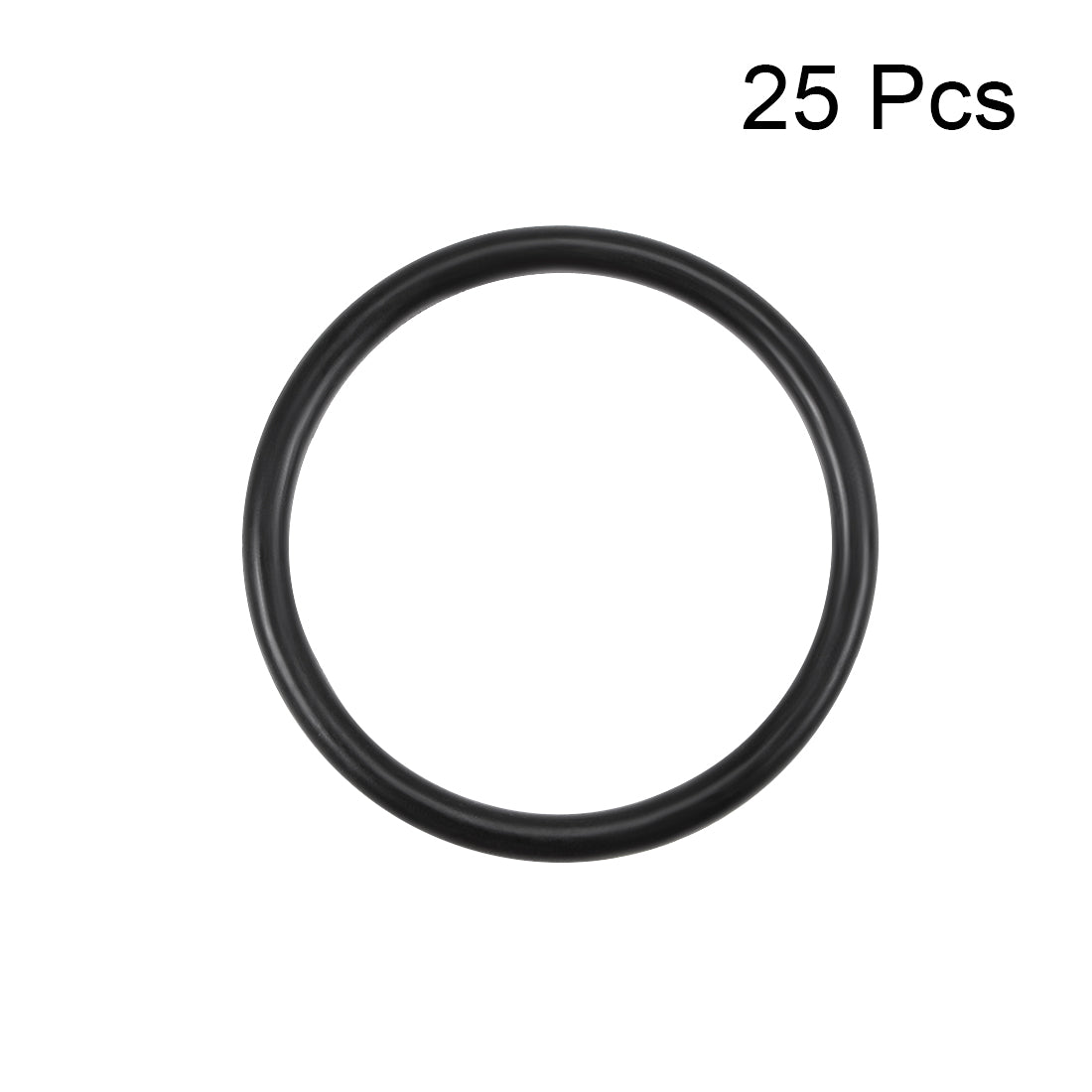 uxcell Uxcell O-Rings Nitrile Rubber 22.6mm Inner Diameter 27mm OD 2.2mm Width Round Seal Gasket 25 Pcs