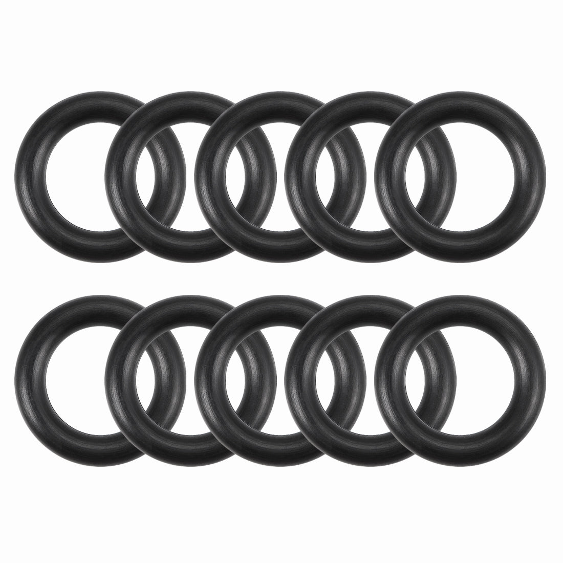 uxcell Uxcell O-Rings Nitrile Rubber 9.13mm Inner Diameter 14.37mm OD 2.62mm Width Round Seal Gasket 10 Pcs
