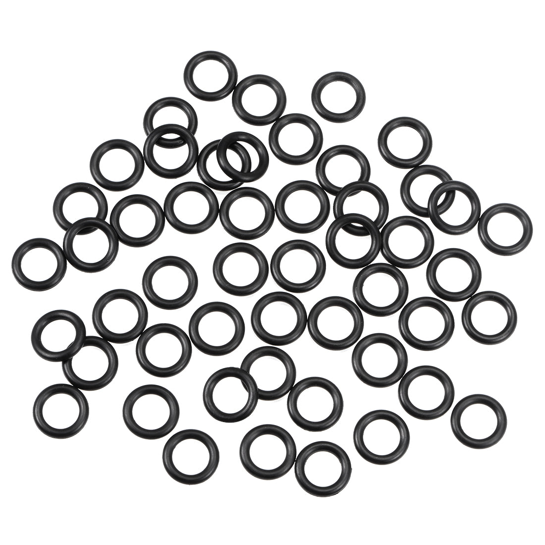 uxcell Uxcell O-Rings Nitrile Rubber 9.19mm Inner Diameter 14.43mm OD 2.62mm Width Round Seal Gasket 50 Pcs
