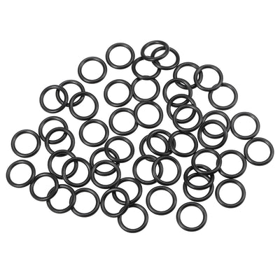 uxcell Uxcell O-Rings Nitrile Rubber 12.37mm Inner Diameter 17.61mm OD 2.62mm Width Round Seal Gasket 50 Pcs