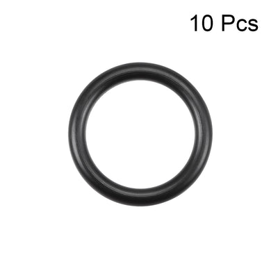 Harfington Uxcell O-Rings Nitrile Rubber 15.54mm Inner Diameter 20.78mm OD 2.62mm Width Round Seal Gasket 10 Pcs