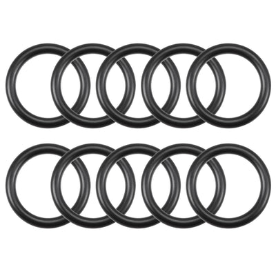 uxcell Uxcell O-Rings Nitrile Rubber 15.54mm Inner Diameter 20.78mm OD 2.62mm Width Round Seal Gasket 10 Pcs